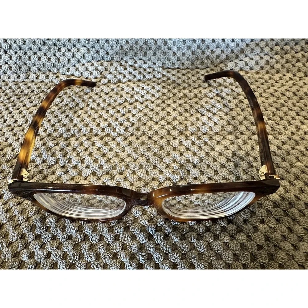 Saint Laurent SL M110 HavanaBrown Eyeglass Frames XS 48 17 140 002 Gold YSL Logo